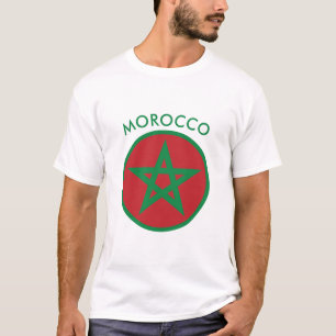 Morocco - Moroccan Flag T-Shirt. T-Shirt
