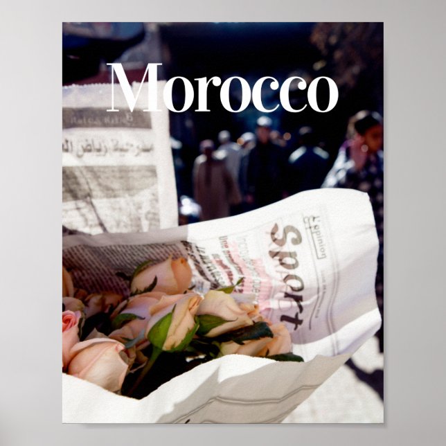 Morocco  | Moroccan | Morocco travel | Trip Poster (Front)