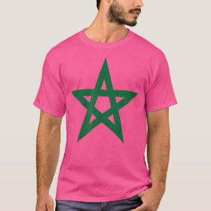 Morocco Moroccan Star Flag Football Jersey T-Shirt