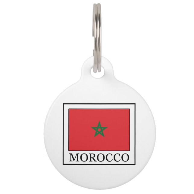 Morocco Pet Tag (Front)