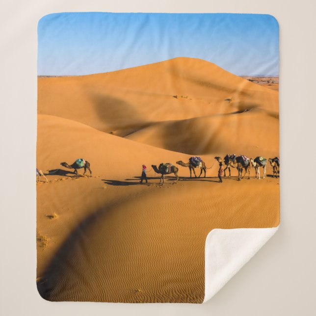 MOROCCO SAHARA SHERPA BLANKET (Front)