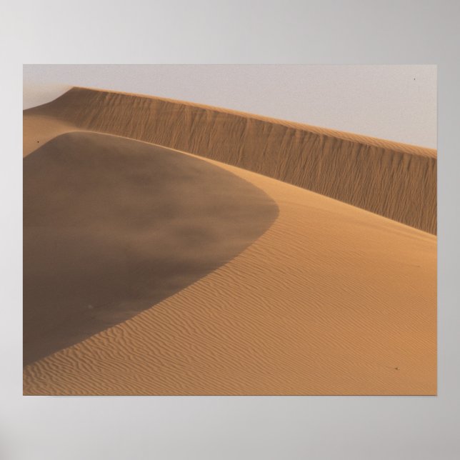 Morocco, Sand Dunes, Draa Valley Poster (Front)