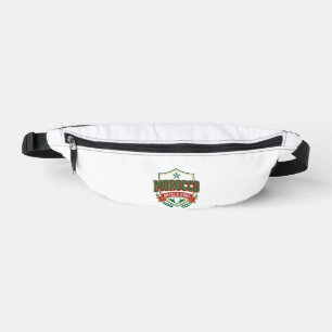 Morocco Soccer 2026 Soccer Bold Country Typography Bum Bags
