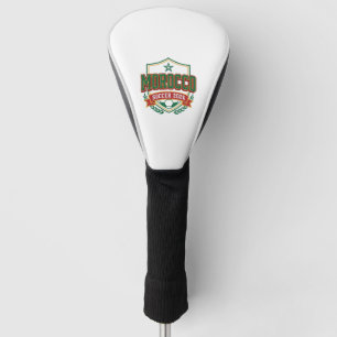 Morocco Soccer 2026 Soccer Bold Country Typography Golf Head Cover