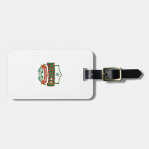 Morocco Soccer 2026 Soccer Bold Country Typography Luggage Tag