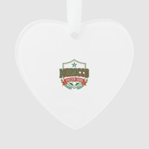Morocco Soccer 2026 Soccer Bold Country Typography Ornament