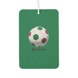 Morocco Soccer Car Air Freshener