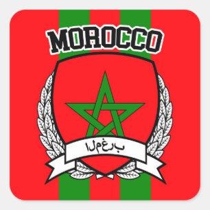 Morocco Square Sticker
