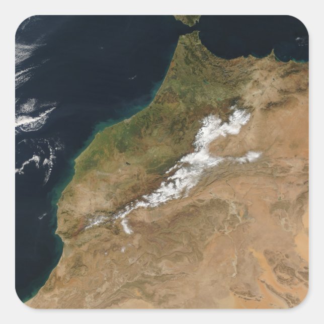 Morocco Square Sticker (Front)