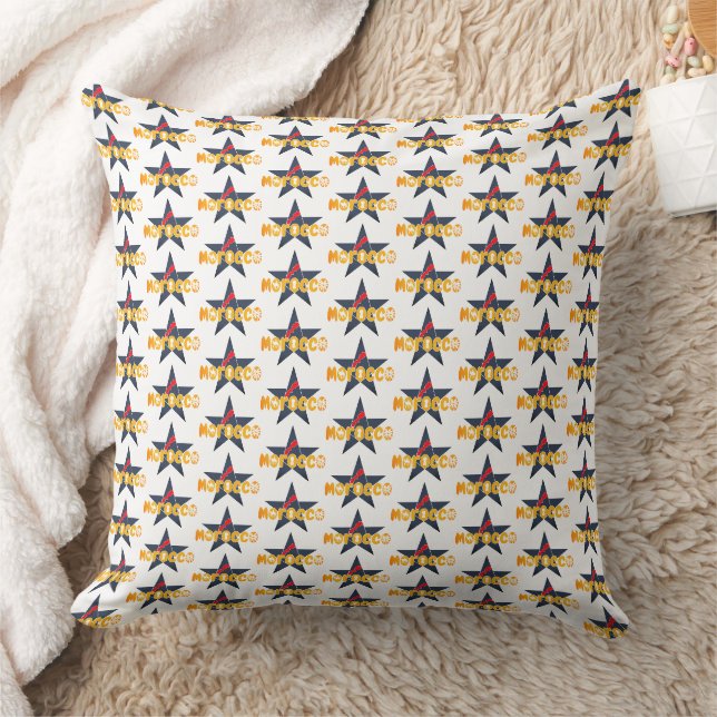 Morocco: Star of Heritage and Modernity Cushion (Blanket)