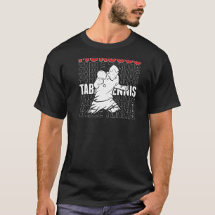 Morocco Table Tennis Support Moroccan Ping Pong T T-Shirt
