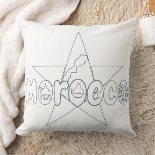 Morocco - The Star of Culture and Change Cushion