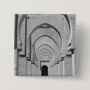 MOROCCO, Tizi, N, Test Pass Road, TIN MAL: 15 Cm Square Badge