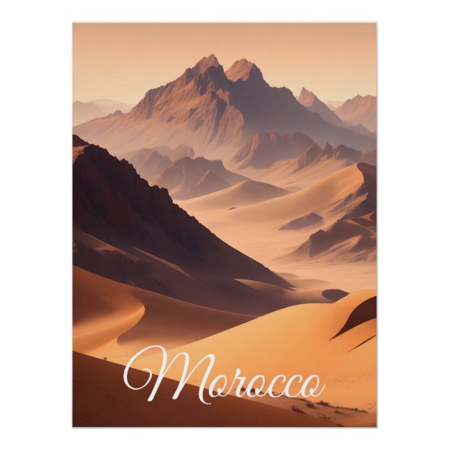 Morocco Travel Poster (Front)