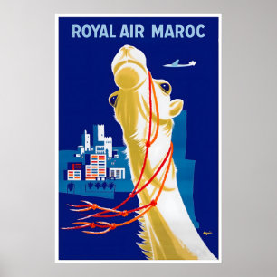 Morocco Travel Poster Moroccan Art PrintA