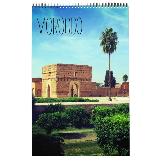 morocco travels calendar (Cover)
