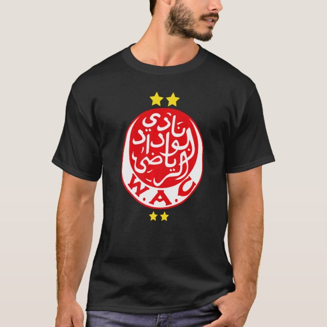 Morocco Wydad Casablanca Wac  Soccer Widad T-Shirt (Front)