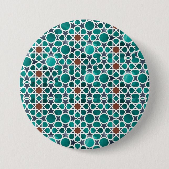 Moroccon Art Button (Front)