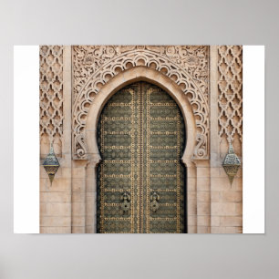 Moroccon door poster
