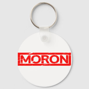 Moron Stamp Key Ring