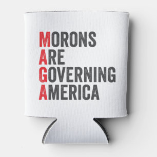 Morons Are Governing America 4th of July Can Cooler
