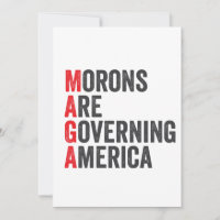 Morons Are Governing America 4th of July 