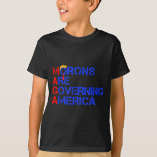 Morons Are Governing America Funny Trump 2024 T-Shirt