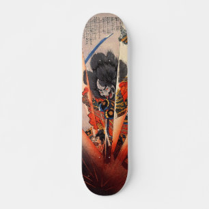 Morozumi Bungo-no-kami Masakiyo Kuniyoshi samurai Skateboard