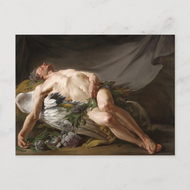 Morpheus by Jean-Bernard Restout (1771) Postcard (Front)