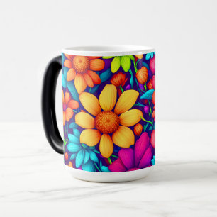 Morphing Mug - Abstract Daisy Art #3