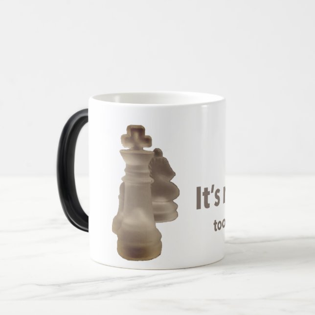 Morphing Mug Expression "It's Never Too Late' (Front Left)