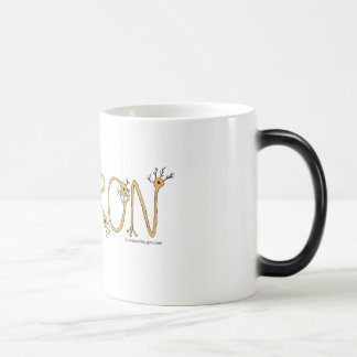 Morphing Mug - Orange NEURON and bright green bord