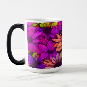 Morphing Mug - Pink Orange Green Purple Abstract