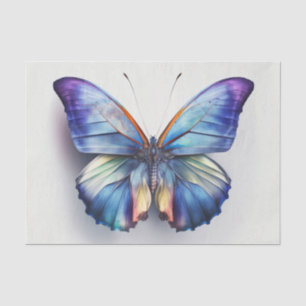 MORPHO beautiful blue butterfly decoupage paper
