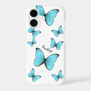 Morpho butterflies cartoon illustration