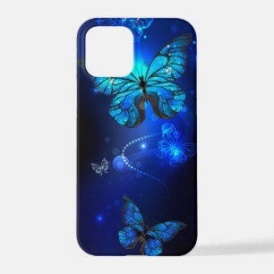 Morpho Butterfly in the Dark Background iPhone 12 Pro Case