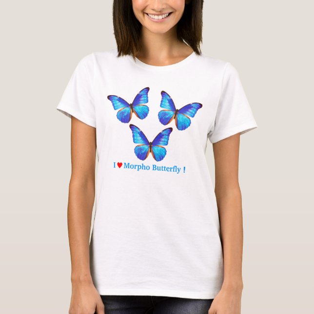 Morpho Butterfly T-Shirt (Front)