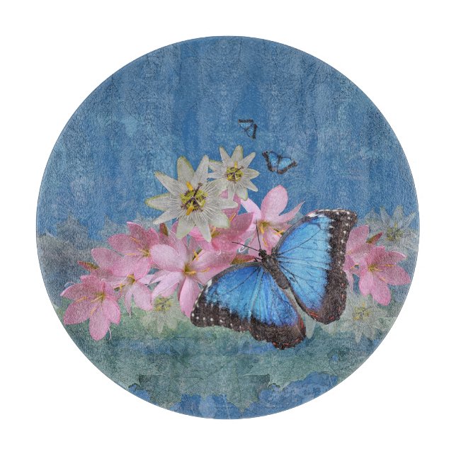 Morpho Magic Round Cutting Board (Front)