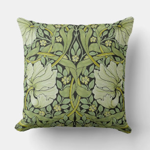 Morris 1876 Vintage Pimpernel Floral Pattern Cushion