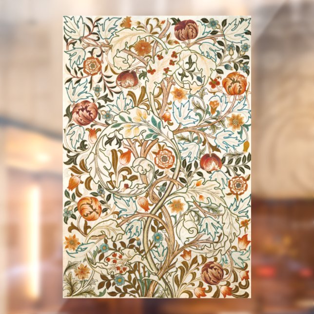  Morris Acanthus Floral Crewel Embroidery Pattern (Sheet 2)