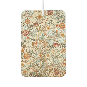 Morris Acanthus Floral Crewel Embroidery Pattern Car Air Freshener