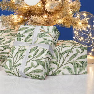 Morris - Antique willow leaves & Branches Pattern Wrapping Paper
