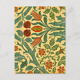 Morris - Autumn Flower Postcard