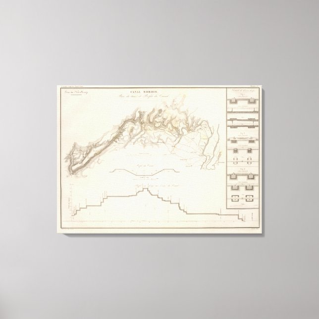 Morris Canal Canvas Print (Front)