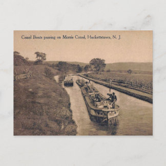 Morris Canal, Hackettstown, New Jersey Vintage Postcard