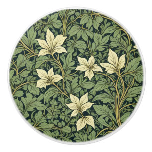 Morris Classic Floral Style Floral Ceramic Pull