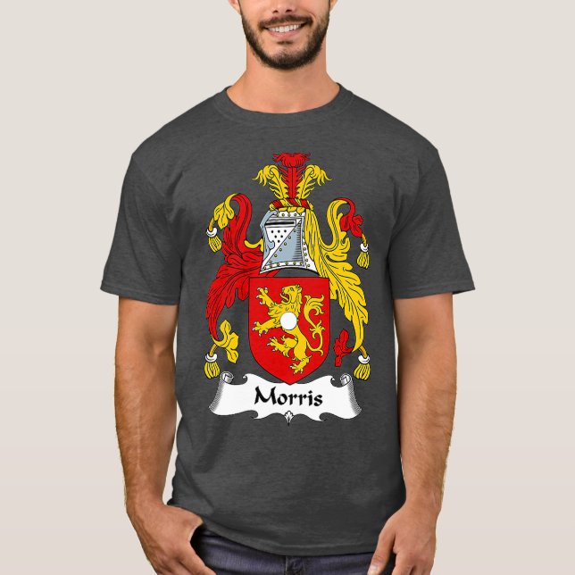 Morris Coat of Arms  Family Crest T-Shirt (Front)