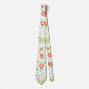 Morris Daisy, Classic Victorian Floral Pattern Tie