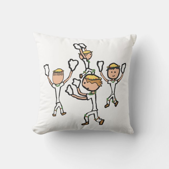Morris Dancing Cushion (Front)