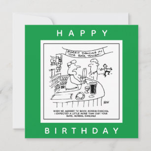 Morris Dancing in Pub. Traditional Morris Dancing Card